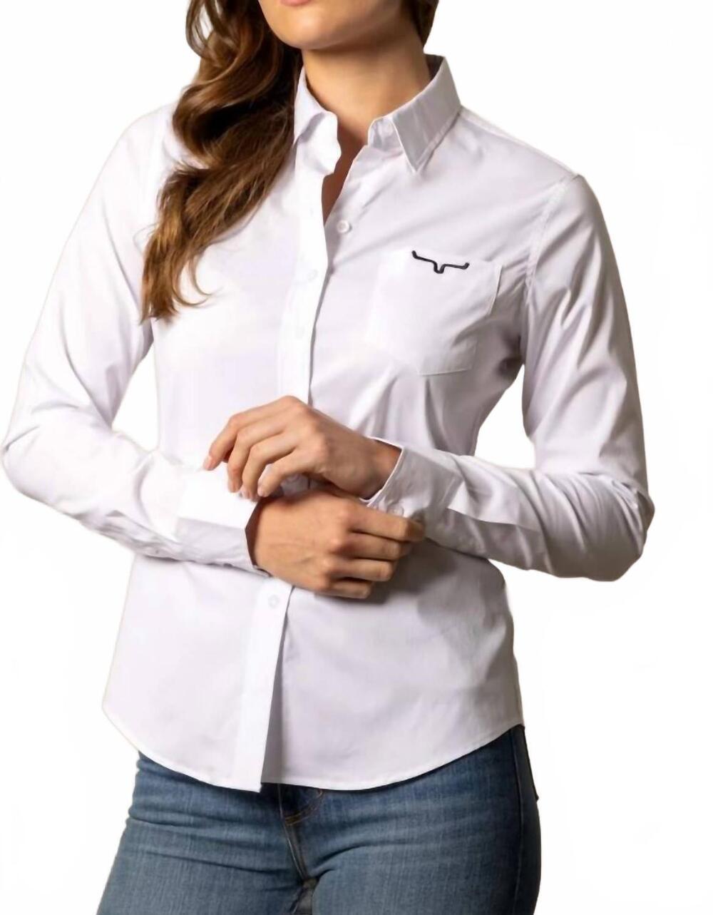 NEW KIMES RANCH kr team shirt in white